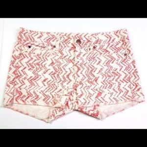 Gap patterned denim shorts